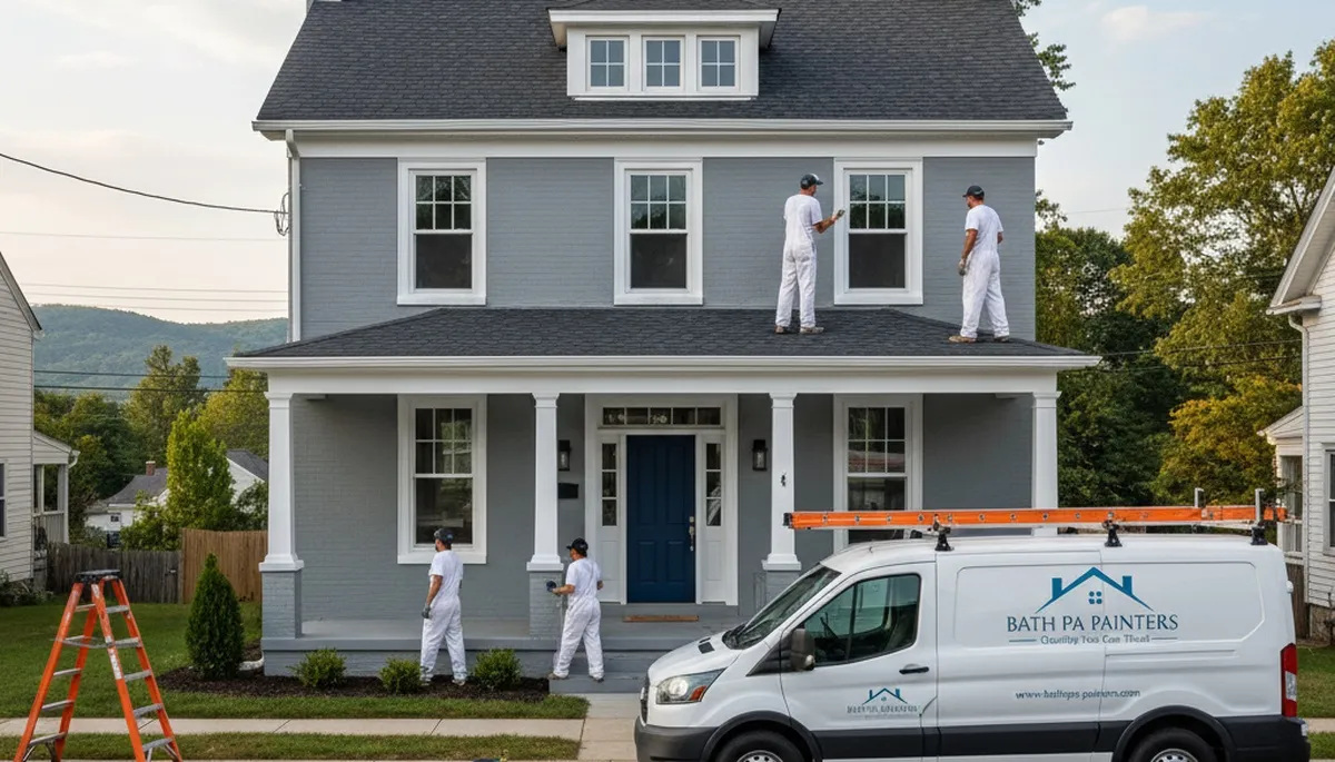 Professional house painting services in Easton, PA for residential interior and exterior projects
