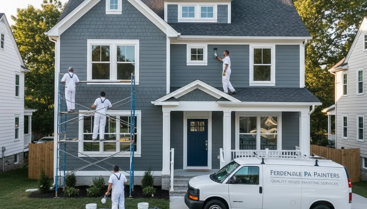 House painters serving Easton, PA, providing professional interior and exterior painting services